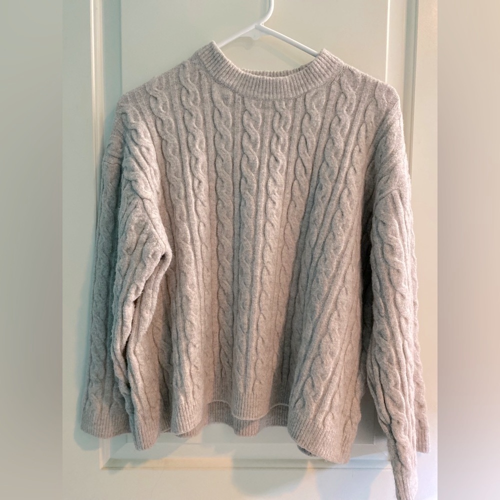 H&M Soft Beige Knit Sweater